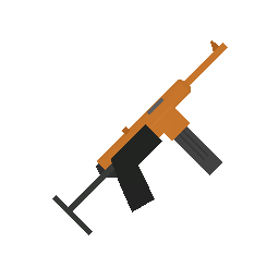 Orange Maschinengewehr w/ Player Killcounter