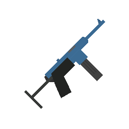 Blue Maschinengewehr w/ Player Killcounter