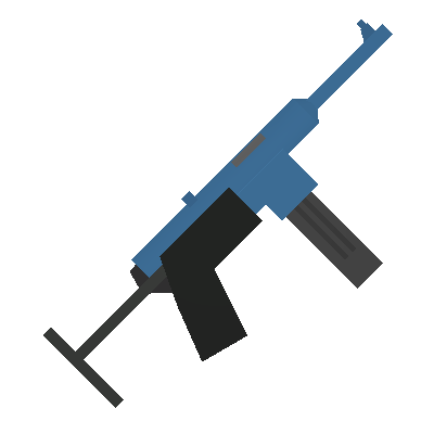 Decked Out Blue Maschinengewehr