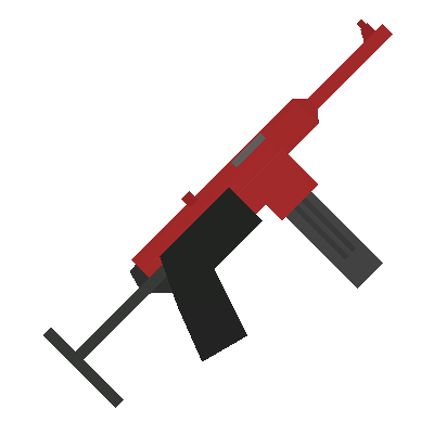 Confetti Red Maschinengewehr