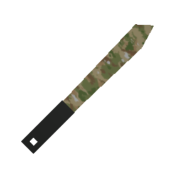 free unturned item Multicam Machete w/ Killcounter