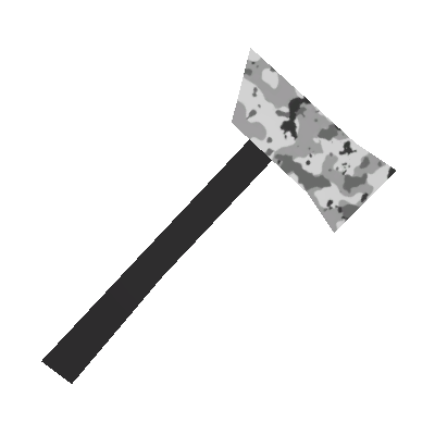 Arctic Fire Axe w/ Player Killcounter