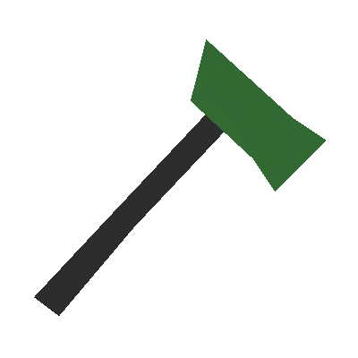 Blossoming Green Fire Axe