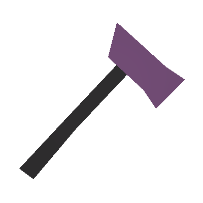 0 Kelvin Purple Fire Axe