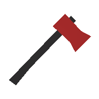 Red Camp Axe w/ Killcounter