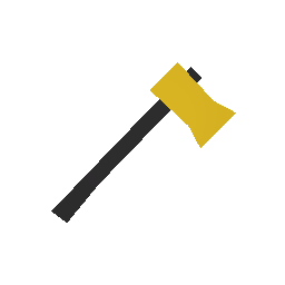 Yellow Camp Axe w/ Player Killcounter