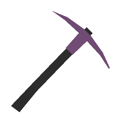 Bubbling Purple Pickaxe