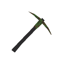 Woodland Pickaxe w/ Player Killcounter