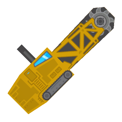 Special Mythical Bubbling Bucket-wheel Excavator Chainsaw