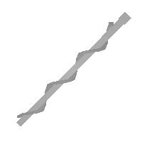 Glitched Rod of Asclepius Pool Cue