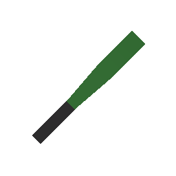 Green Baseball Bat