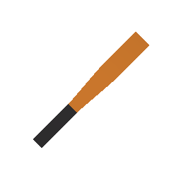 free unturned item Orange Baseball Bat