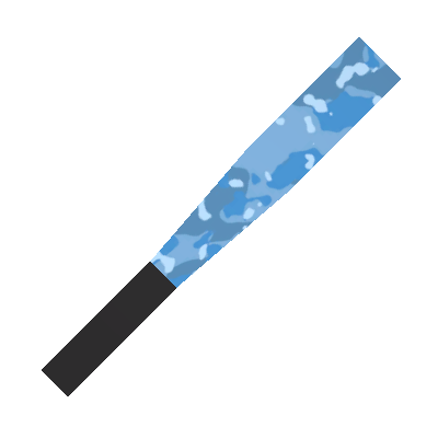 Bubbling Shoreline Baseball Bat