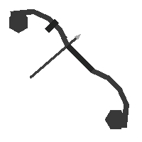 Black Compound Bow w/ Killcounter