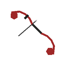 Red Compound Bow