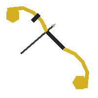 Yellow Compound Bow w/ Killcounter