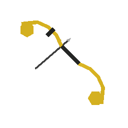 Yellow Compound Bow w/ Killcounter