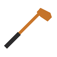 Radioactive Orange Golf Club