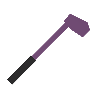 Shiny Purple Golf Club
