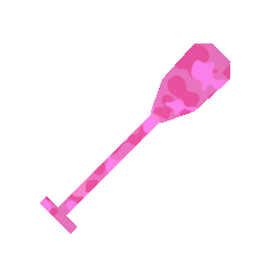 free unturned item Cherryblossom Paddle w/ Player Killcounter