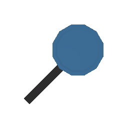 Blue Frying Pan w/ Player Killcounter