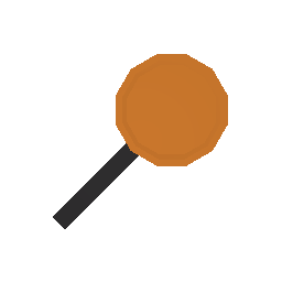 Orange Frying Pan w/ Player Killcounter