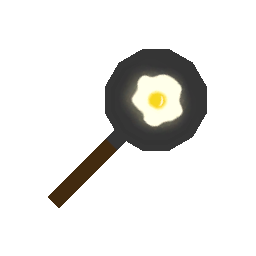 Half Fry Frying Pan w/ Player Killcounter