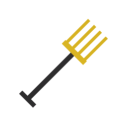 free unturned item Yellow Pitchfork w/ Killcounter