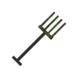 free unturned item Woodland Pitchfork w/ Player Killcounter