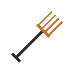 Orange Pitchfork