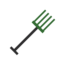 free unturned item Green Pitchfork w/ Player Killcounter