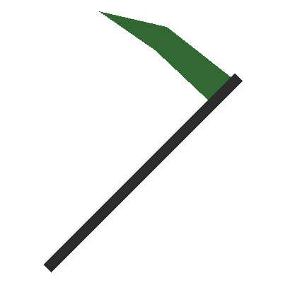 Burning Green Scythe