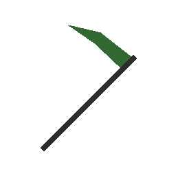 Green Scythe w/ Player Killcounter