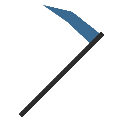 Burning 0 Kelvin Blue Scythe w/ Killcounter