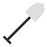White Shovel w/ Killcounter