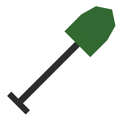 Confetti Green Shovel