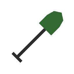 free unturned item Green Shovel