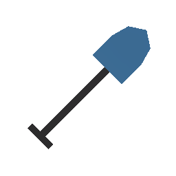 free unturned item Blue Shovel