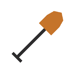 Orange Shovel