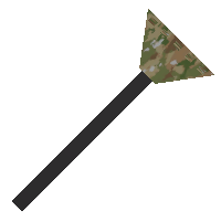 Burning Multicam Rake