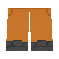 Orange Ski Pants