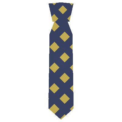 Blue-Yellow Polka Dot Tie