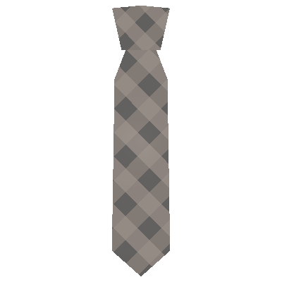 Gray Plaid Tie