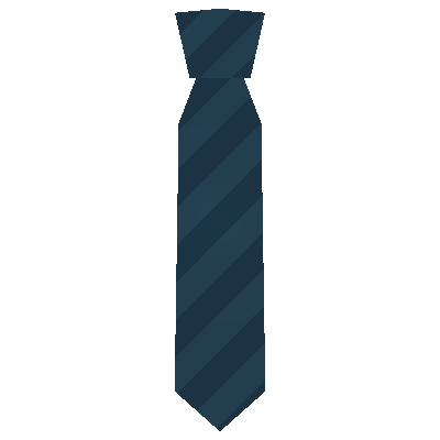 Navy Striped Tie