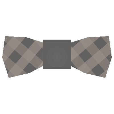 Gray Plaid Bowtie