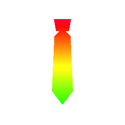 Mythical Shiny Rainbow Tie