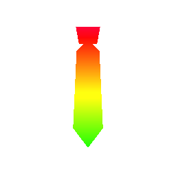 Mythical Glitched Rainbow Tie