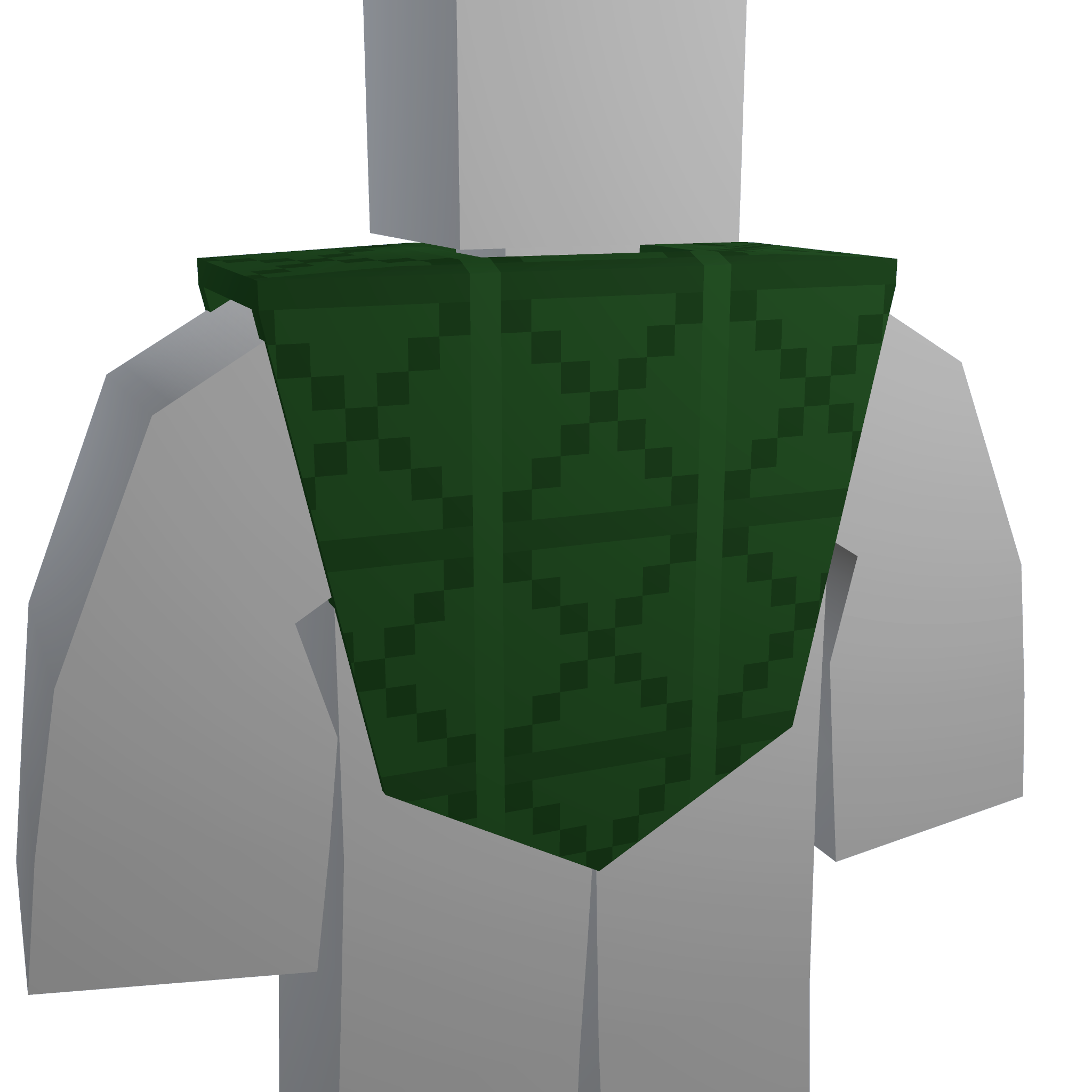 Green Knitted Poncho