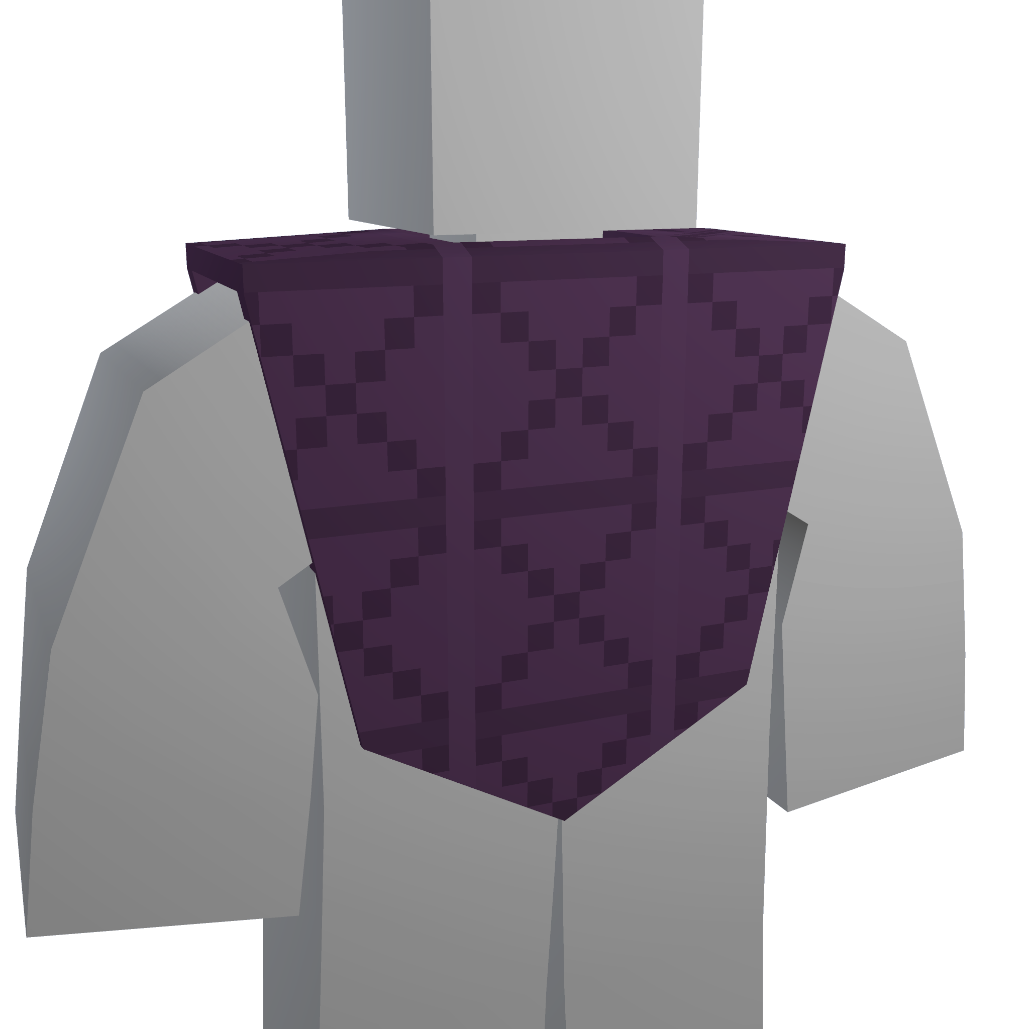 Purple Knitted Poncho