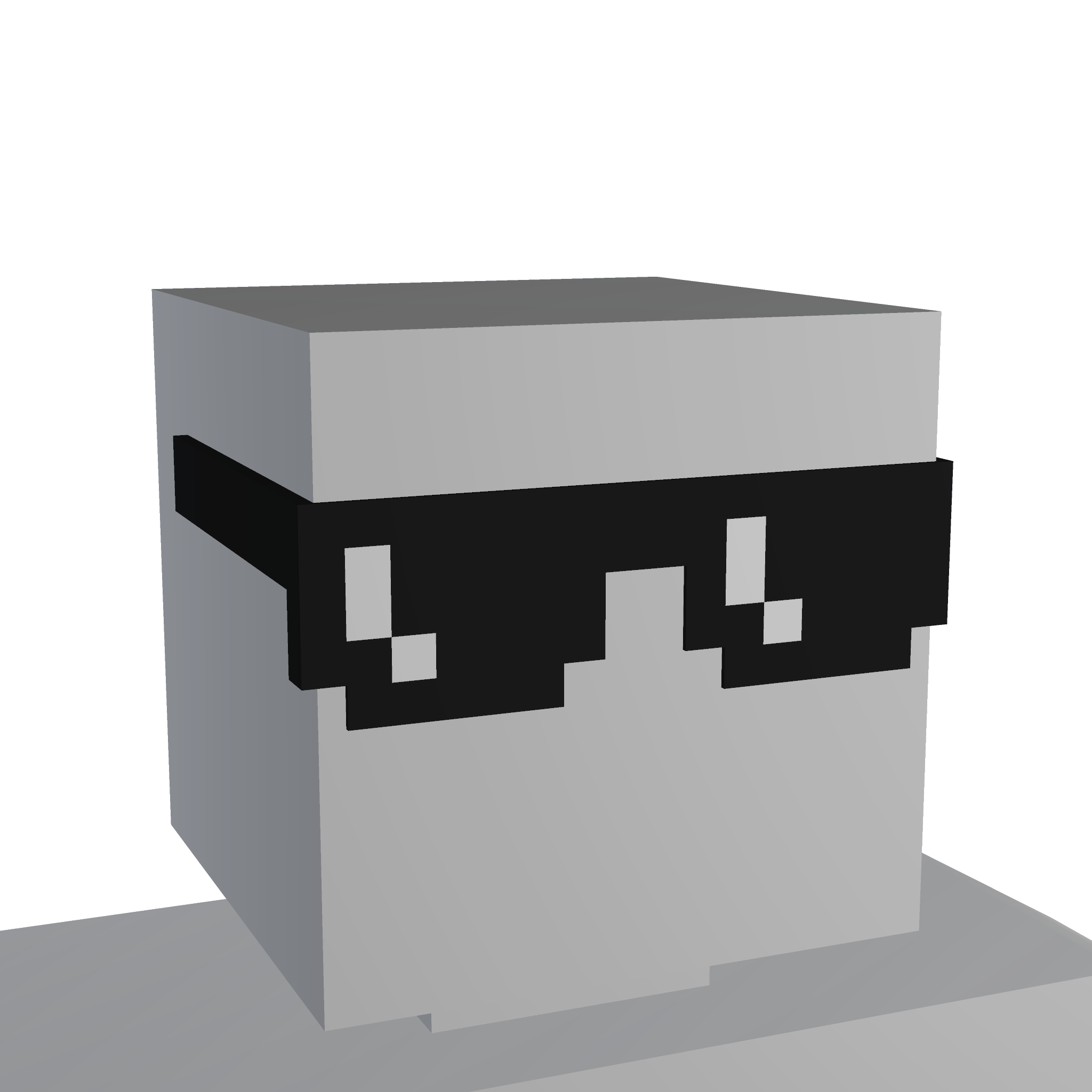 Mythical Crystal Shards Pixel Glasses